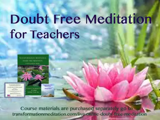 Doubt Free Meditation for Teachers (5 Sessions)